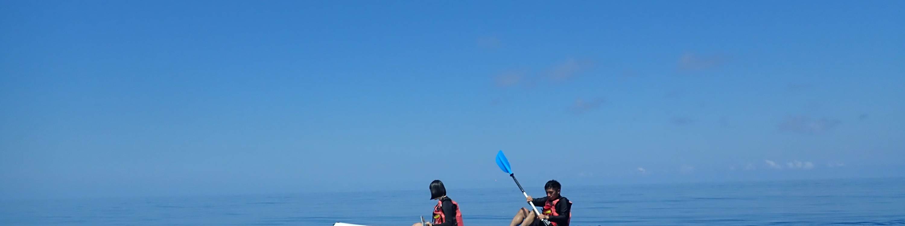 Chèo thuyền kayak ở Tiểu Lưu Cầu